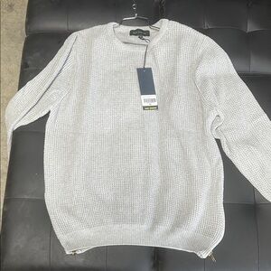 Parker Men's Light Gray Crewneck Sweater